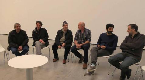 Huarte expone las obras de los artistas que compartieron taller con Patxi Buldáin Huarte expone las obras de los artistas que compartieron taller con Patxi Buldáin