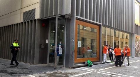 Declarado un pequeño incendio en el Aquavox de la calle San Agustín