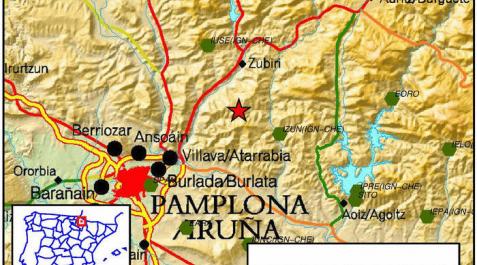 Navarra registra otros dos temblores este miércoles Navarra registra otros dos temblores este miércoles