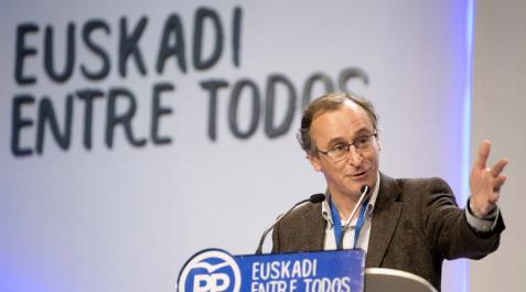 Alfonso Alonso, reelegido presidente del PP vasco con el 94,96% de los votos Alfonso Alonso, reelegido presidente del PP vasco con el 94,96% de los votos