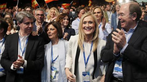 Cristina Cifuentes, presidenta del PP de Madrid con el 93,3% de los votos Cristina Cifuentes, presidenta del PP de Madrid con el 93,3% de los votos