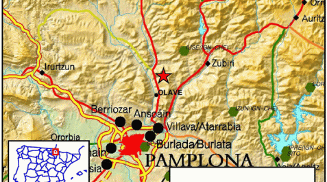 Un nuevo terremoto de intensidad 3 se deja notar esta tarde en la Comarca de Pamplona Un nuevo terremoto de intensidad 3 se deja notar esta tarde en la Comarca de Pamplona