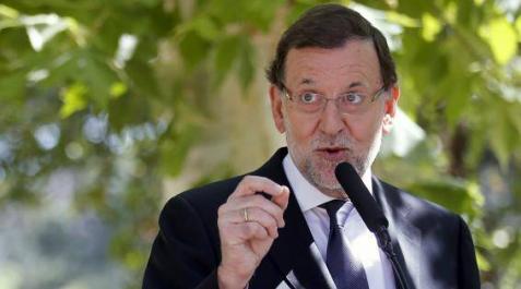 Mariano Rajoy, durante una comparecencia en Moncloa. Mariano Rajoy, durante una comparecencia en Moncloa.