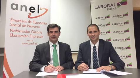 ANEL y Laboral Kutxa cooperan para impulsar las empresas de Economía Social ANEL y Laboral Kutxa cooperan para impulsar las empresas de Economía Social