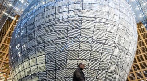 Edificio Europa en Bruselas, popularmente conocido como 'El huevo' El edificio será el lugar donde se lleve a cabo la primera cumbre de jefes de gobierno europeos en enero de 2017.