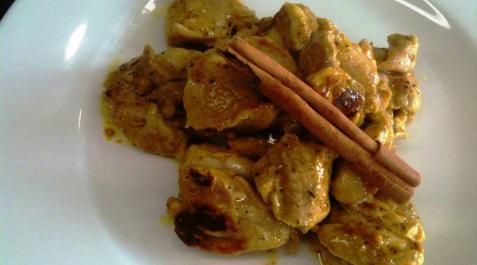 Receta india: Pollo a la canela Receta india: Pollo a la canela