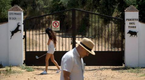 Finca en la que murió Miguel Blesa. Finca en la que murió Miguel Blesa.