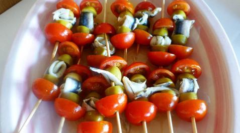 Unas brochetas fresquitas Unas brochetas fresquitas