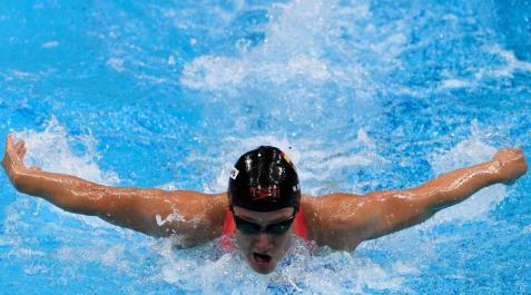 Mireia Belmonte gana la plata en los 400 libres Mireia Belmonte gana la plata en los 400 libres