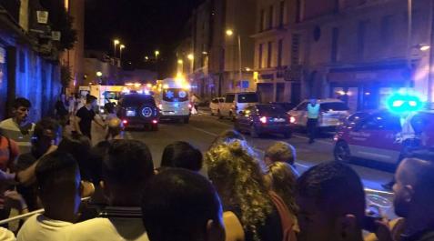 Explosión de gas en fiestas de Puente la Reina Fotos de la explosión de gas que se ha producido la madrugada de este domingo, 30 de julio