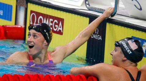 Mireia Belmonte, plata y récord de España en los 1500 Mireia Belmonte, plata y récord de España en los 1500