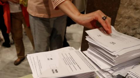 Políticos navarros reaccionan en las primeras horas del referéndum del 1-O Políticos navarros reaccionan en las primeras horas del referéndum del 1-O
