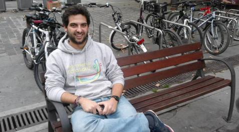 “Sé de gente que antes iba en coche y ahora se ve obligado a usar la bici” “Sé de gente que antes iba en coche y ahora se ve obligado a usar la bici”
