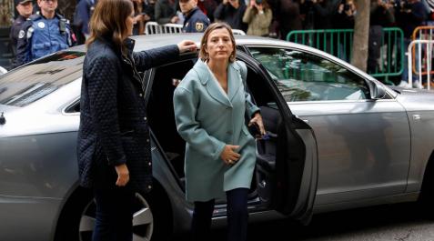 Forcadell, la última de los investigados en llegar al Tribunal Supremo Forcadell, la última de los investigados en llegar al Tribunal Supremo