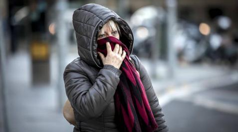 El frio en Pamplona Fotografías de la capital de Navarra durante el 17 de enero de 2017.
