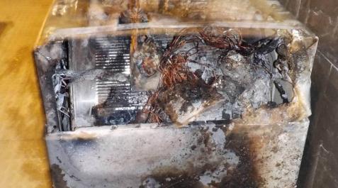 Un secadora origina un incendio y obliga a desalojar una familia en la Rochapea Un secadora origina un incendio y obliga a desalojar una familia en la Rochapea