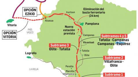 El día 9 se conocerá la conexión del TAV navarro con la 'Y vasca' El día 9 se conocerá la conexión del TAV navarro con la 'Y vasca'