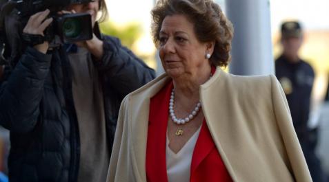 La senadora del PP y exalcaldesa de Valencia Rita Barberá, a su llegada a la Audiencia de Palma. La senadora del PP y exalcaldesa de Valencia Rita Barberá, a su llegada a la Audiencia de Palma.