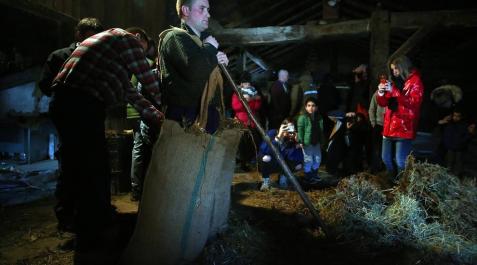 Carnaval 2018 en Lantz Celebración del Carnaval rural en la localidad navarra.