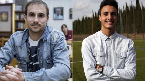 Alberto Marchal (Burladés) e Iñaki Perujo (Iruña), ganadores con el número siete Alberto Marchal (Burladés) e Iñaki Perujo (Iruña), ganadores con el número siete