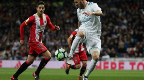 Benzema renace y Cristiano golpea en el partido del Real Madrid contra el Girona Benzema renace y Cristiano golpea en el partido del Real Madrid contra el Girona