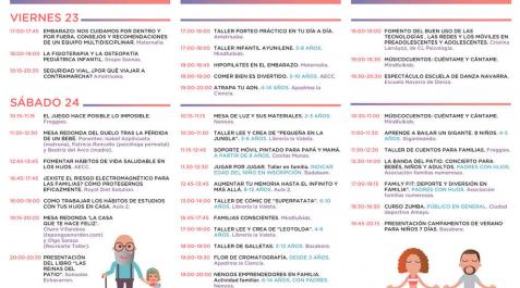 Agenda de Expofamily para el domingo Agenda de Expofamily para el domingo