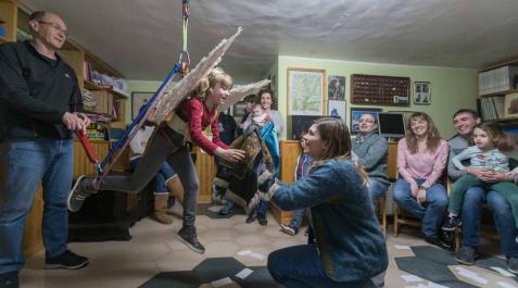 El Ángel de Tudela vuela en su último ensayo El Ángel de Tudela vuela en su último ensayo