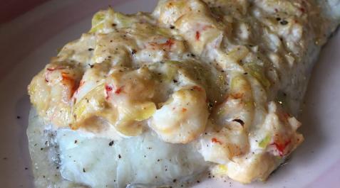 Recetas de Semana Santa: Rodaballo relleno de gambas y puerros Recetas de Semana Santa: Rodaballo relleno de gambas y puerros
