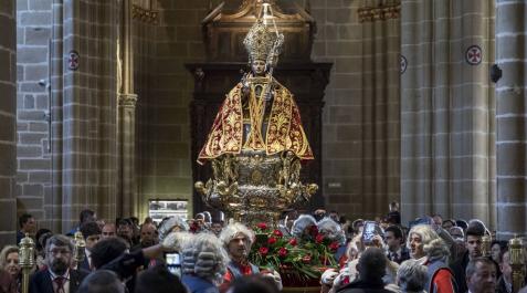 Todo preparado para el retorno definitivo de San Fermín este domingo Todo preparado para el retorno definitivo de San Fermín este domingo