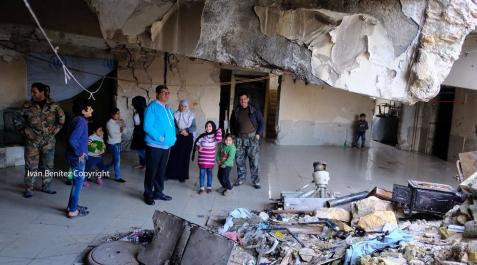 Ángeles en Aleppo Tercera entrega del viaje del periodista de Diario de Navarra, Iván Benítez, a Siria.