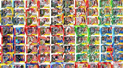 Una madre de Badajoz diseña un álbum de cromos de la Liga Femenina de fútbol Una madre de Badajoz diseña un álbum de cromos de la Liga Femenina de fútbol