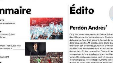 France Football pide perdón a Iniesta por no haberle dado el Balón de Oro France Football pide perdón a Iniesta por no haberle dado el Balón de Oro