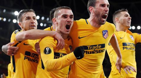 El Atlético resiste en Londres aferrado a Oblak y Griezmann El Atlético resiste en Londres aferrado a Oblak y Griezmann