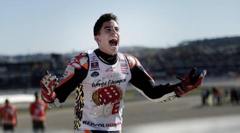 Marc Márquez, campeón del mundo de MotoGP Marc Márquez, campeón del mundo de MotoGP