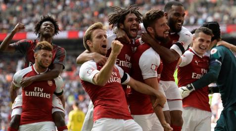 Monreal y Azpilicueta, titulares en una Supercopa inglesa que se lleva el Arsenal Monreal y Azpilicueta, titulares en una Supercopa inglesa que se lleva el Arsenal