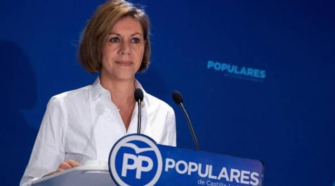 Cospedal dice a Sánchez que apoyarse en los separatistas le convierte en Cospedal dice a Sánchez que apoyarse en los separatistas le convierte en
