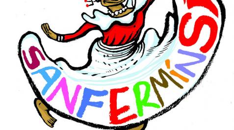 Braulia, la giganta americana, logo de Oroz para la campaña Braulia, la giganta americana, logo de Oroz para la campaña