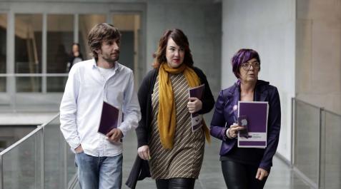 La guerra abierta en Podemos pone en el alero la presidencia de Aznárez La guerra abierta en Podemos pone en el alero la presidencia de Aznárez