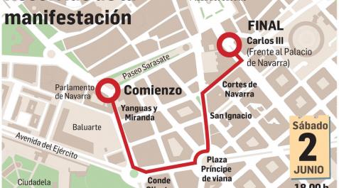 La sociedad, llamada este sábado a la calle contra la política lingüística del Gobierno de Barkos La sociedad, llamada este sábado a la calle contra la política lingüística del Gobierno de Barkos