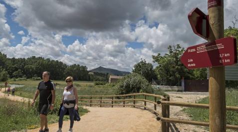 La vía verde del Vasco Navarro, terminada entre Estella y Zúñiga La vía verde del Vasco Navarro, terminada entre Estella y Zúñiga