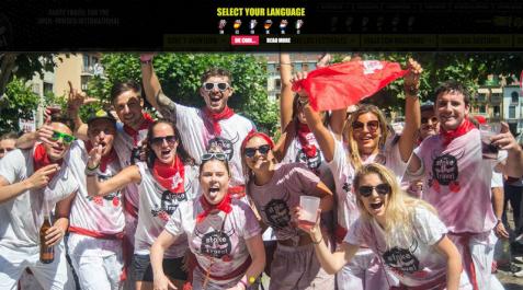 Una agencia promueve una carrera nudista en San Fermín Una agencia promueve una carrera nudista en San Fermín