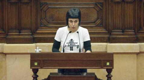 Anna Gabriel, diputada de la CUP en el Parlament. Anna Gabriel, diputada de la CUP en el Parlament.