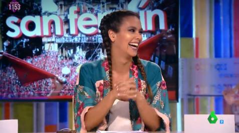Cristina Pedroche celebra el comienzo de San Fermín con el clásico Cristina Pedroche celebra el comienzo de San Fermín con el clásico