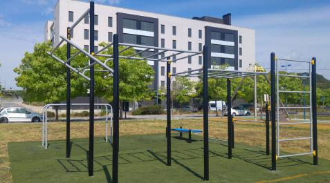 Tafalla amplía con un parque de calistenia las instalaciones de uso libre Tafalla amplía con un parque de calistenia las instalaciones de uso libre