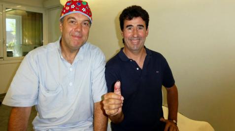 Un implante permite recuperar la movilidad de un dedo amputado a un navarro Un implante permite recuperar la movilidad de un dedo amputado a un navarro