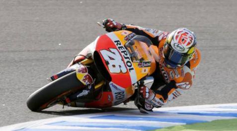 Dani Pedrosa, en el GP de Japón. Dani Pedrosa, en el GP de Japón.