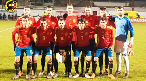 La sub 21 de Merino corrige los errores defensivos con el triplete de Mayoral La sub 21 de Merino corrige los errores defensivos con el triplete de Mayoral