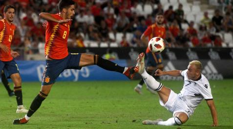 La Sub-21, con Merino, quiere mantener el pleno La Sub-21, con Merino, quiere mantener el pleno