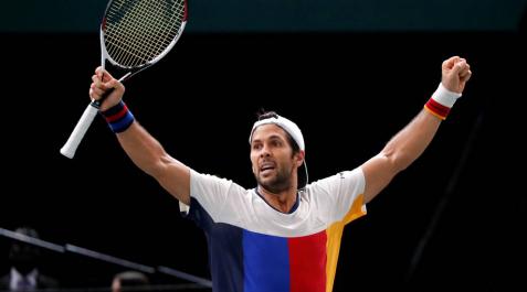 Un sólido Verdasco pasa a los cuartos de París Un sólido Verdasco pasa a los cuartos de París