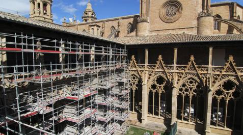 Abierto el plazo de inscripción para visitar las obras de la Catedral de Pamplona Abierto el plazo de inscripción para visitar las obras de la Catedral de Pamplona